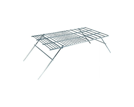 Coghlan's Medium Nickel-Plated Folding Steel Camp Grill - Lightweight Portable Grate for Camping Backpacking