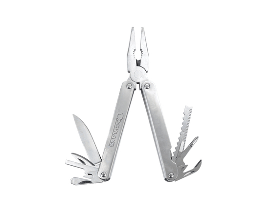 Coghlan's 10-in-1 Camper's Multi-Tool — Compact Durable Knife, Saw, Scissors, Can Opener for Camping