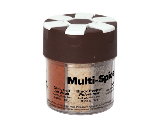 Coghlan's Multi-Spice Shaker - Compact 6-Compartment Travel Spice Container with Spices for Camping