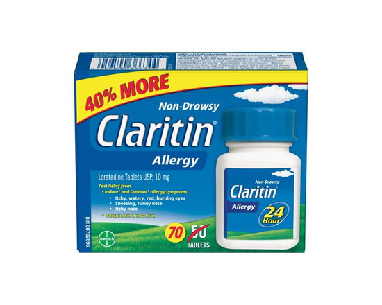 Claritin Allergies, soulagement sans somnolence durant 24 heures, 10 mg