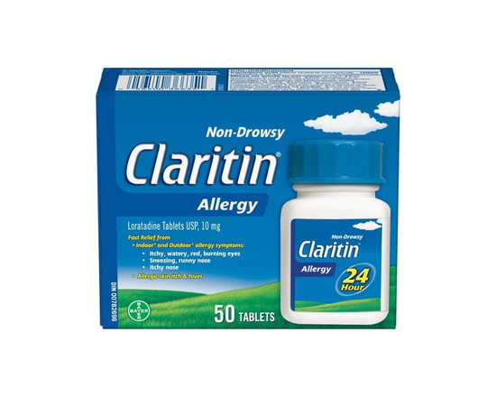 Claritin Allergy Medicine - 24 Hour Non-Drowsy Allergy Medication, Loratadine Antihistamine Pills For Allergy Relief