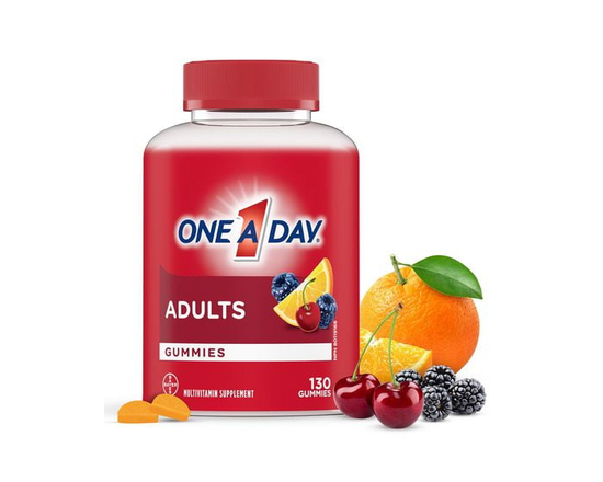 One A Day Adult Multivitamin Gummies for Men and Women with Vitamins A, B6, B12, C, D, E and Zinc, Supports Immunity and Bone Health