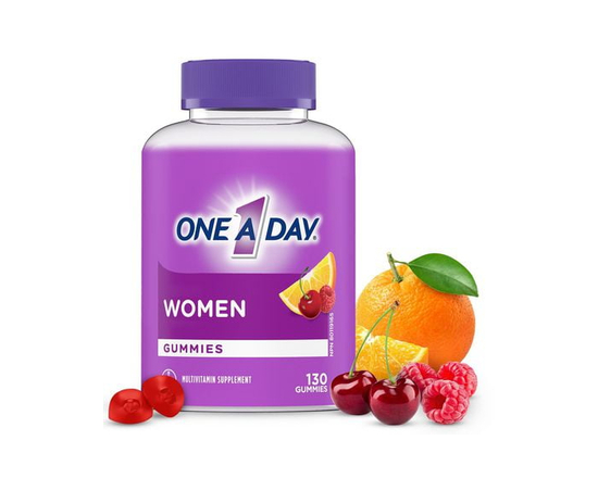 Gummies multivitamines One A Day pour femmes – vitamines A, C et D et du zinc pour soutenir la fonction immunitaire, de la biotine