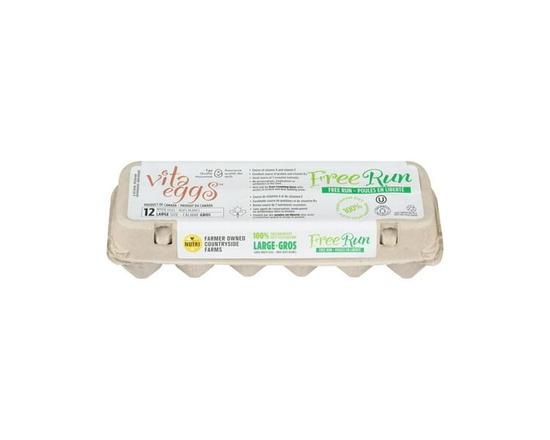 Vita Eggs Free Run Large 12 Eggs - L
