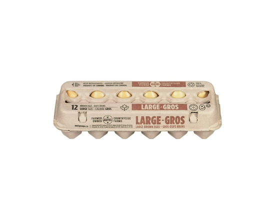 Countryside Farms Large Brown 12 Eggs - L