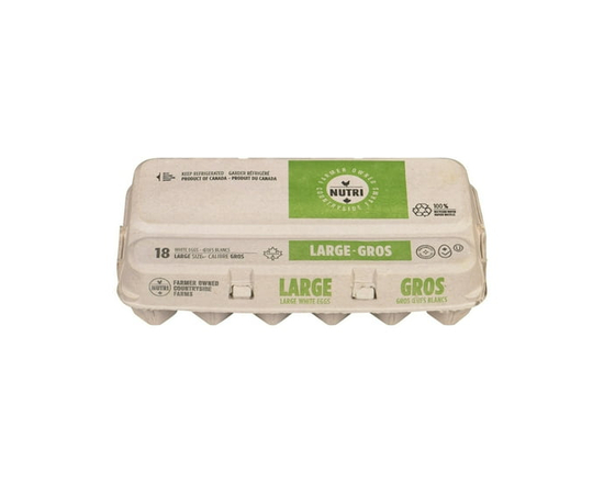 Countryside Farms Large White 18 Eggs - L