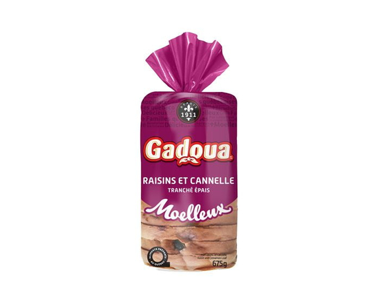 Gadoua Pain Cannelle et Raisins