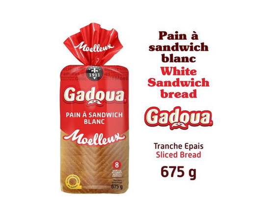 Pain à sandwich blanc Gadoua