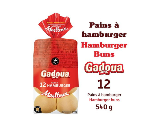 Pains à hamburgers Gadoua