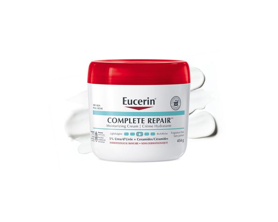 Eucerin Complete Repair Moisturizing Cream, Moisturizing Lotion with 5% Urea and Ceramides for Dry Skin, 454 g - 1