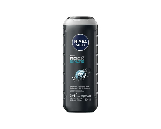 NIVEA MEN Rock Salts Exfoliating Body Wash - 500 mL