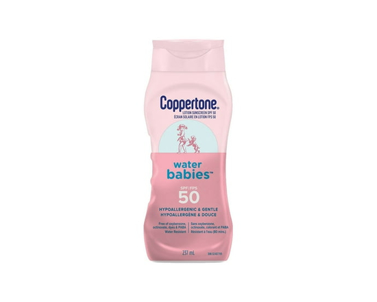 Coppertone Waterbabies Baby Sunscreen Lotion SPF 50, Hypoallergenic, 237mL - 237ml