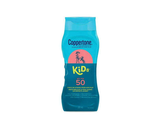 Coppertone Kids Sunscreen Lotion SPF 50, Hypoallergenic Sunscreen for Kids, 237mL - 237mL