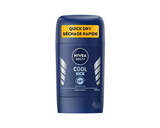 NIVEA Men Cool Kick Déodorant en Bâton / Déodorant pour Hommes / Déodorant 48H pour la Protection contre les Odeurs et la Transpiration / Convient à T