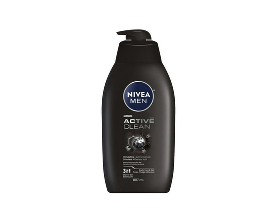 NIVEA MEN Active Clean Body Wash - 16.9 fl oz