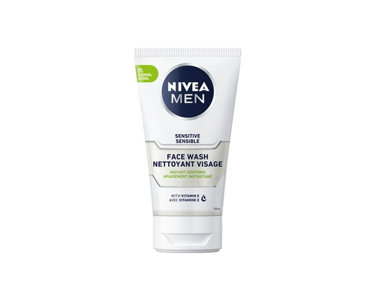 NIVEA MEN Nettoyant Visage pour Peau Sensible, Nettoyant Doux Sans Savon Sans Alcool Desséchant, 150 ml - 150 ml
