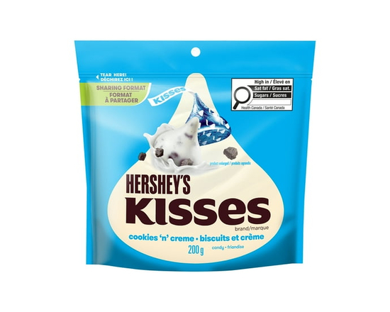 HERSHEY'S KISSES COOKIES 'N' CREME Candies - 200g