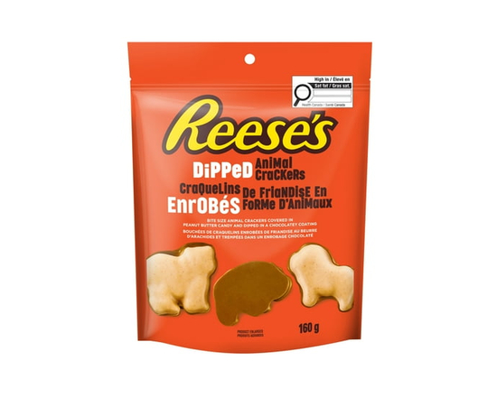 REESE'S Dipped Animal Crackers, Enjoy a delicious snack, 160g - 160g