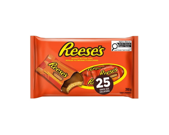 REESE's Peanut Butter Cups, Stock up now, 25ct - 390g