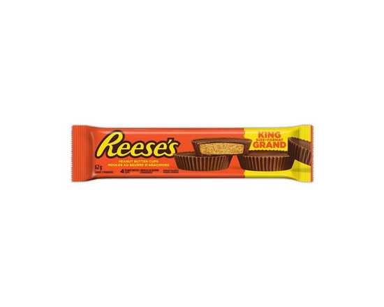 REESE'S PEANUT BUTTER CUPS Candy- King Size, 62g