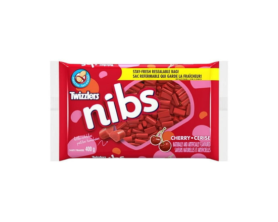 TWIZZLERS NIBS Cherry Candy, 400g - 400 g