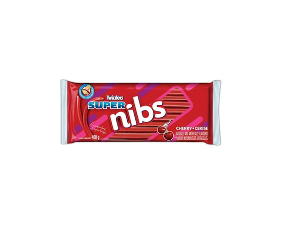 TWIZZLERS SUPER NIBS Cherry Candy, 400g - 400 g