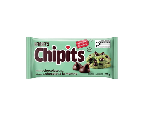 HERSHEY'S CHIPITS Mint Chocolate Chips, 200g - 200g