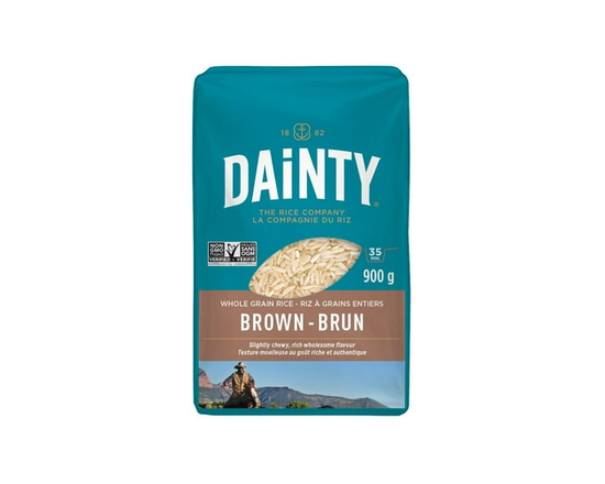 Dainty Brown Long Grain Rice - 900 g