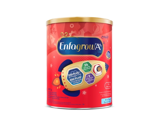 Enfagrow A+®, Toddler and Child Nutritional Drink, 26 Nutrients to Support Growth & Development, Milk Flavour Powder, 907g - 907g