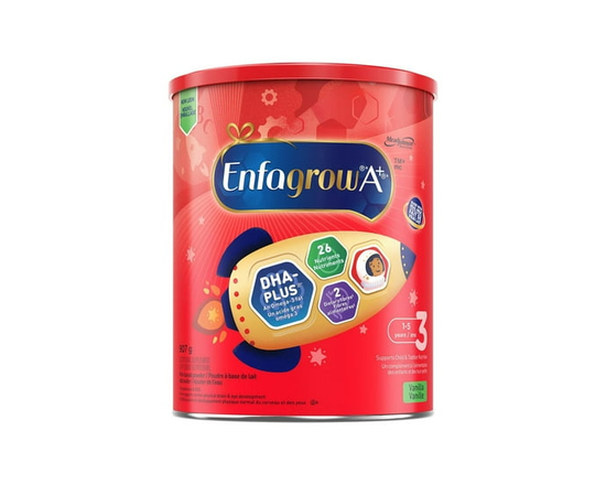 Enfagrow A+®, Toddler Nutritional Drink, 26 Nutrients to Support Growth & Development Vanilla Flavour Powder, 907g - 907g