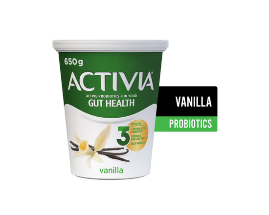 Activia Probiotic Yogurt, Vanilla - 650g