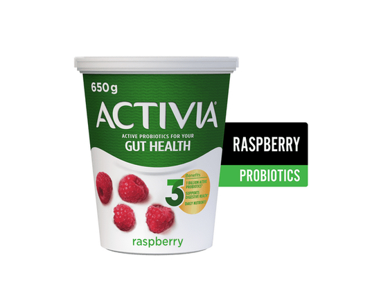 Activia Probiotic Yogurt, Raspberry - 650 g