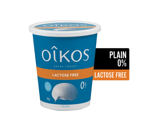 Oikos Greek Yogurt, Plain, Lactose Free, 0% M.F. - 750 g