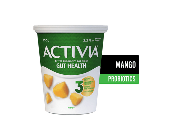 Activia Yogurt with Probiotics, Mango Flavour - 650 g