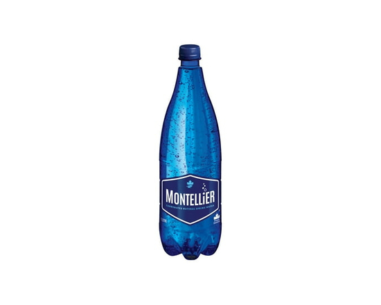 Montellier Carbonated Natural Spring Water 1L, Bottle - 1 L