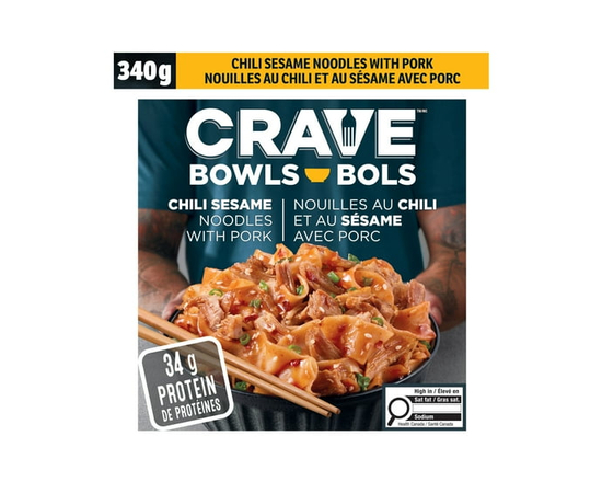 Bol De Nouilles Au Porc Chili Sésame, Boîte - 340G