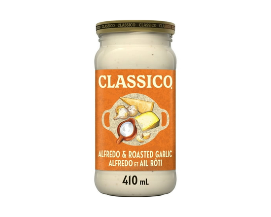 Classico Alfredo & Roasted Garlic Pasta Sauce - 410 mL