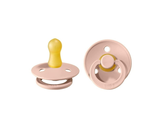 BIBS Pacifiers   2-Pack   Size 6-18 Months (Blush)