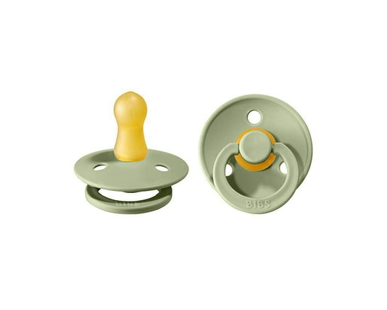BIBS Pacifiers   2-Pack   Size 6-18 Months (Sage)
