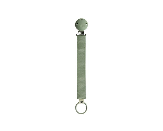 BIBS Pacifier Clip Ribbon - Sage - Age 0-18 Months