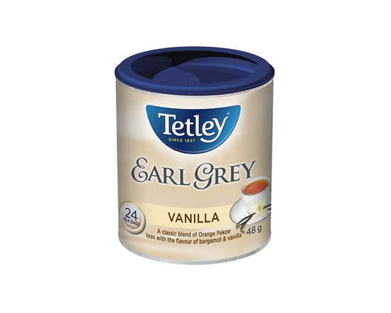 Tetley Earl Grey Vanilla Tea - 48 g