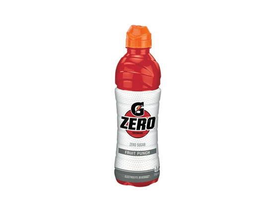 Gatorade Zero Fruit Punch Electrolyte Beverage 710 mL, Bottle - 710 mL