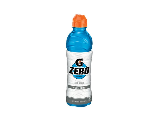 Gatorade Zero Boisson Électrolytique Cool Blue 710 mL, Bouteille - 710 ml
