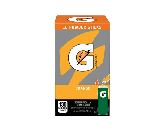Gatorade Orange Sports Drink Powder 10 x 35 g, Packets - 10 x 35 g