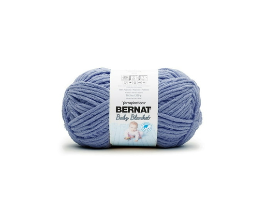 "Bernat® Fil Baby Cover™, Polyester #6 Super Volumineux, 10,5oz/300g, 220 Yards" (Bébé denim)