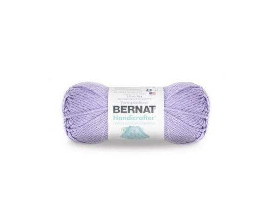 Bernat® Fil Handicrafter®, Coton #4 Moyen, 1,75oz/50g, 80 Yards (Violet doux)