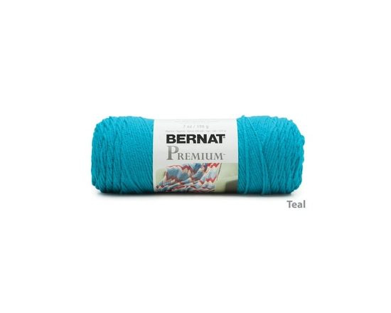 "Bernat® Fil Premium™, Acrylique #4 Moyen, 7oz/198g, 360 Yards" (Sarcelle d’hiver)