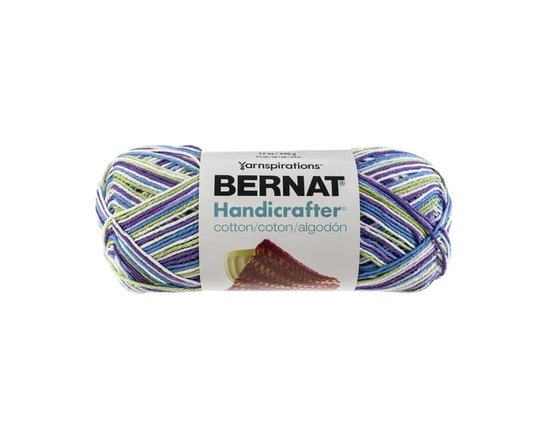 Bernat® Fil Ombre Handicrafter®, Coton #4 Moyen, 12oz/340g, 573 Yards - Tel Que Spécifié (Coup de fruit)