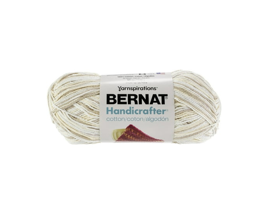 Bernat® Handicrafter® Ombre Yarn, Cotton #4 Medium, 12oz/340g, 573 Yards (Queen Anne's Lace)
