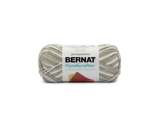 Bernat® Handicrafter® Ombre Yarn, Cotton #4 Medium, 12oz/340g, 573 Yards - As Specified (Griege)